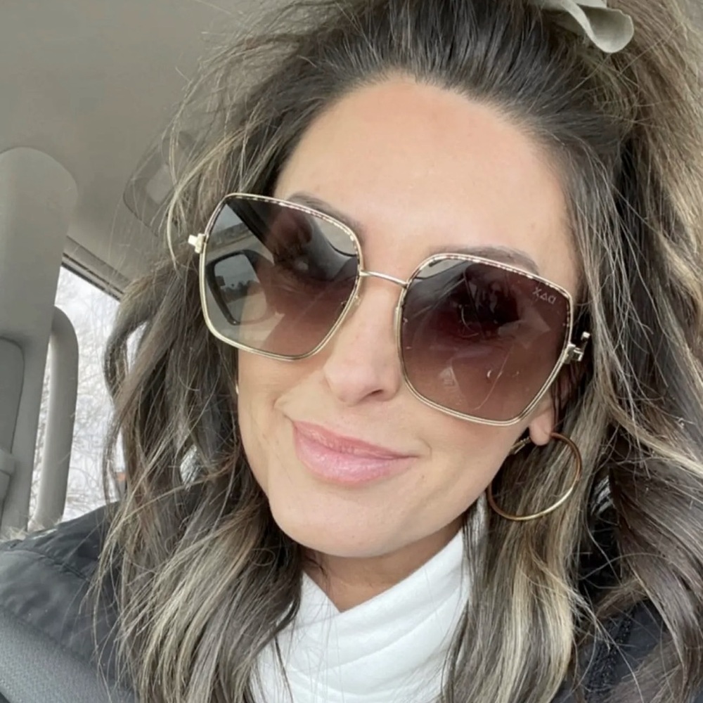 Dax Aspen Square Sunglasses-Brown
